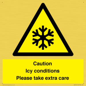 Caution Icy conditions please take extra care